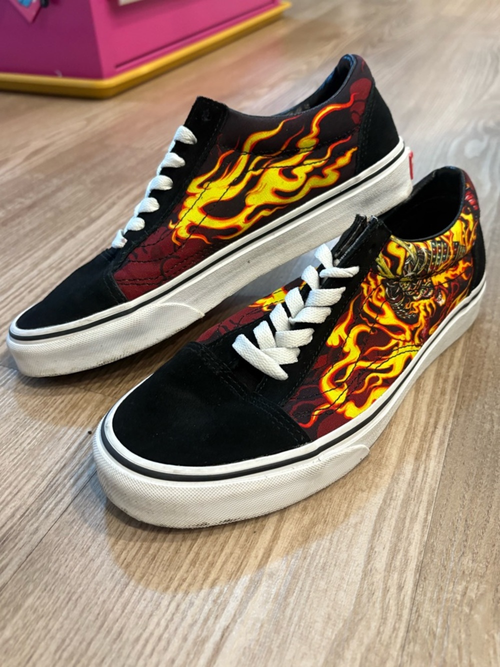 Old Skool flame vans samurai rising graphic - Picture 10 of 10